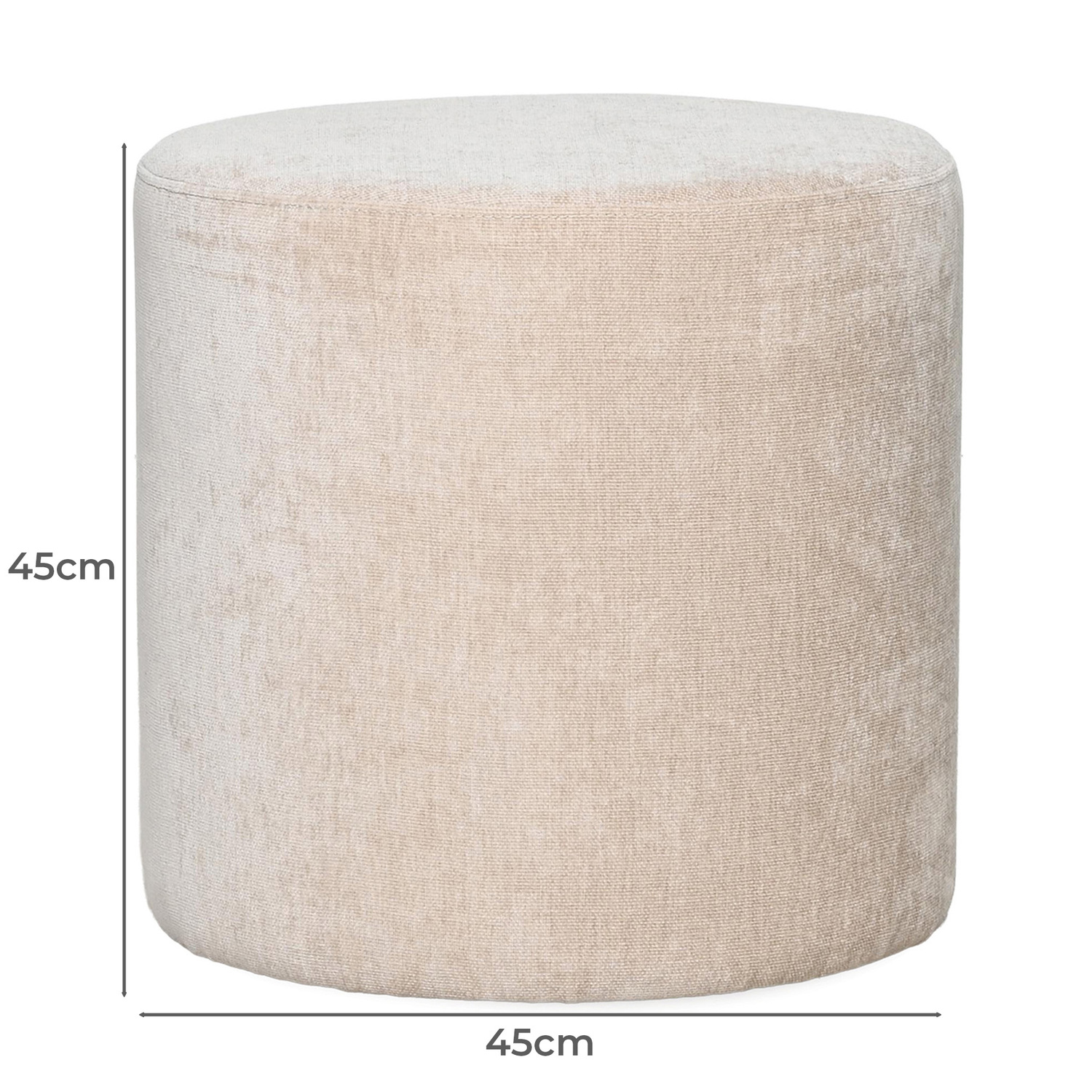 Aurevia Chenille Ottoman