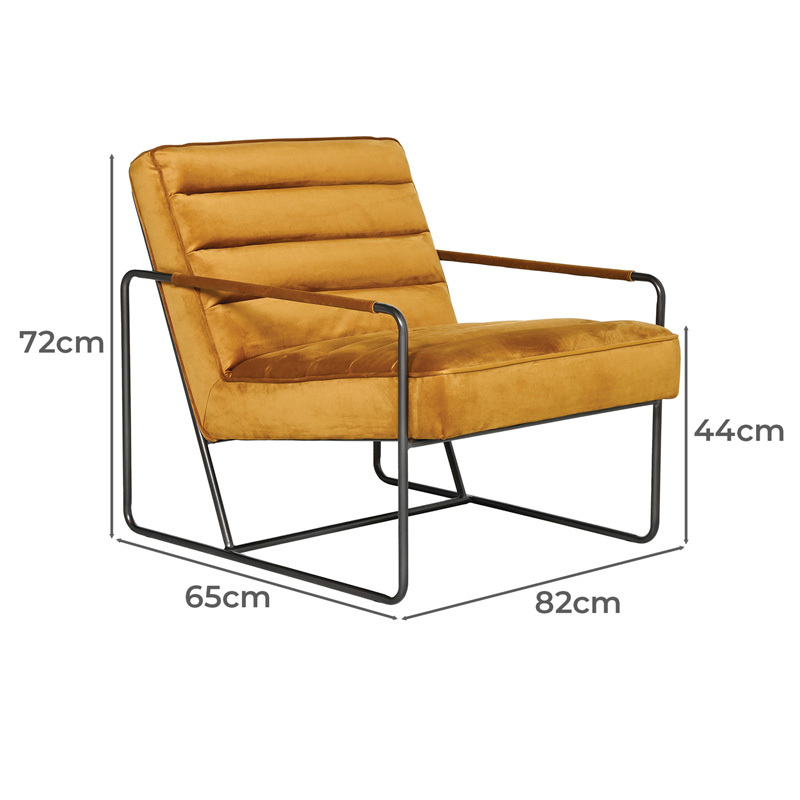 Monika Velvet Accent Chair