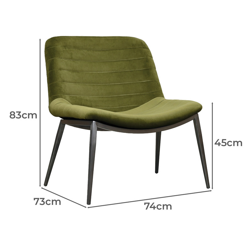 Felix Velvet Accent Chair