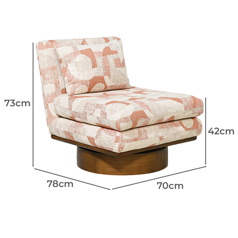Aline Swivel Accent Chair