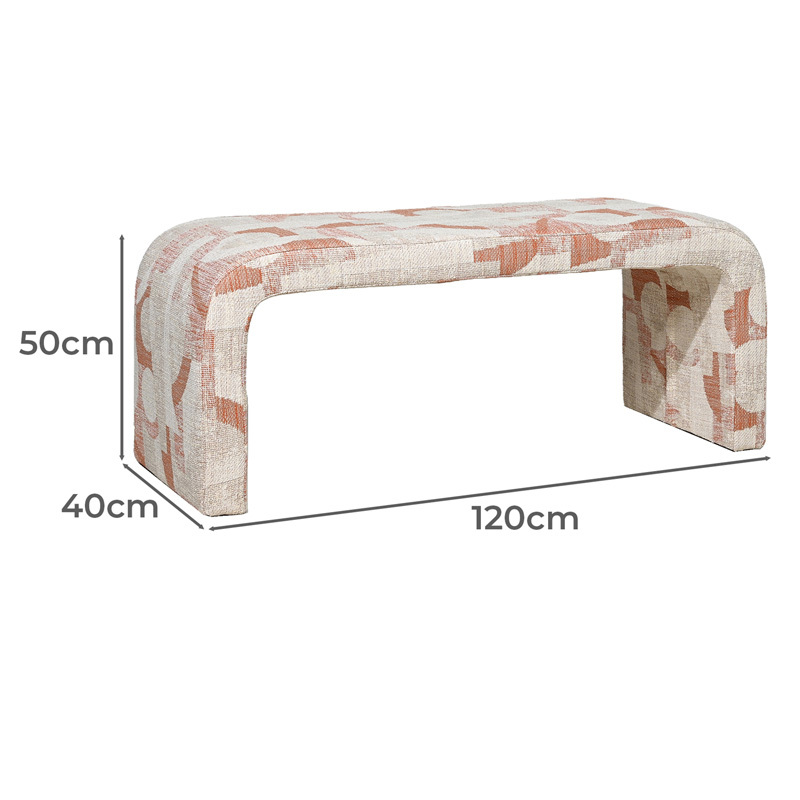 Aline Arch Ottoman Bench
