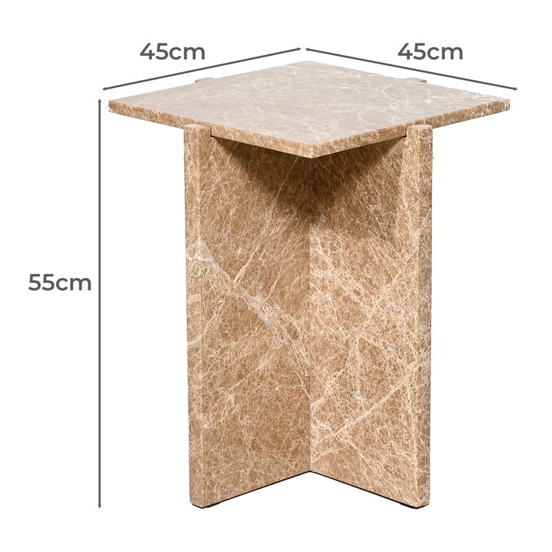 Florian Marble Side Table