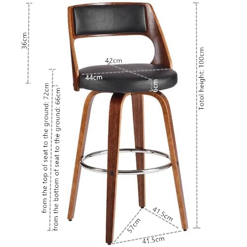 Rowland & Archibald Black Zurich Barstools & Reviews Temple & ster