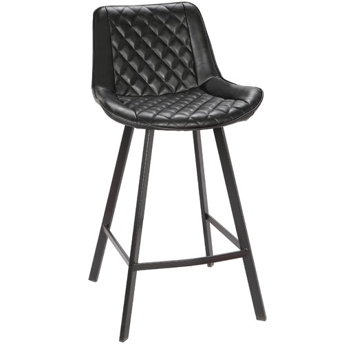 Bordeaux Faux Leather Commercial Grade Barstools