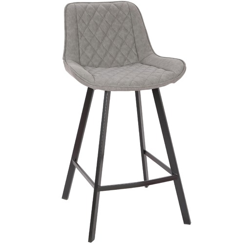 Bordeaux Faux Leather Commercial Grade Barstools