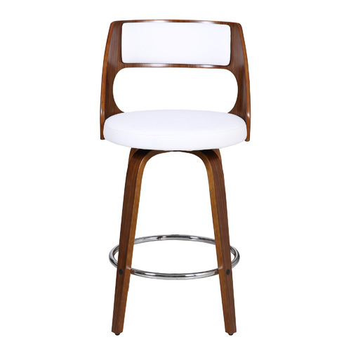 White Zurich Modern Barstools