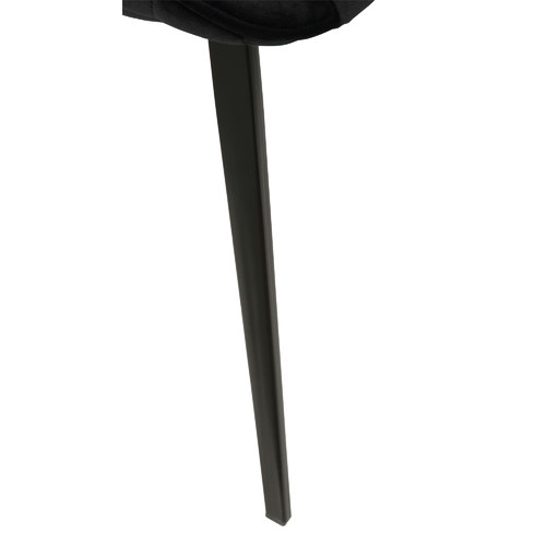 Black Khufra Velvet Dining Chairs