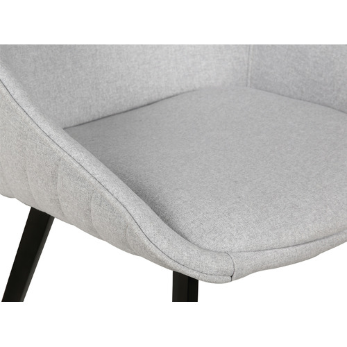 Light Grey Khufra Upholstered Dining Chairs