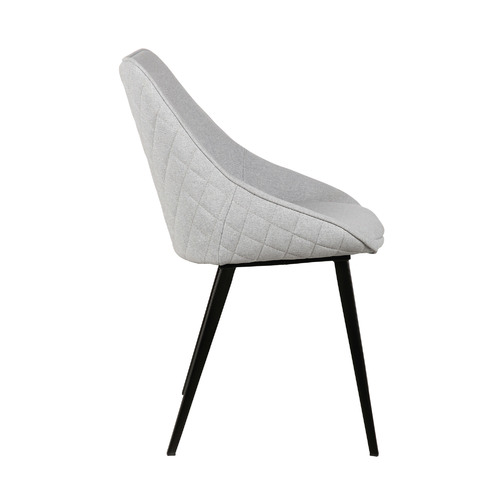 Light Grey Khufra Upholstered Dining Chairs