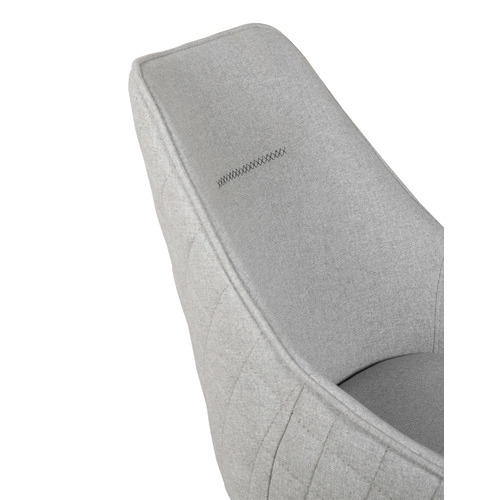 Light Grey Khufra Upholstered Dining Chairs