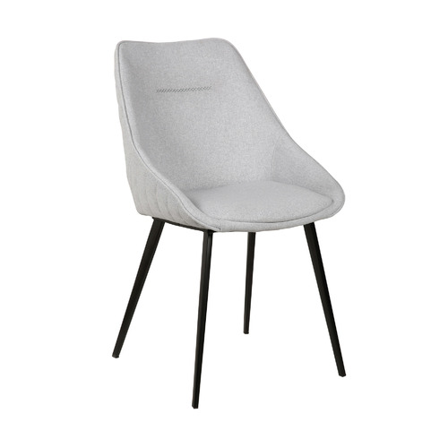 Light Grey Khufra Upholstered Dining Chairs