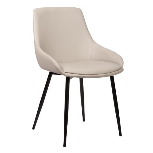 Tan Lance Faux Leather Dining Chairs