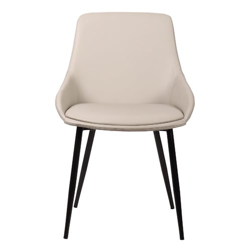 Tan Lance Faux Leather Dining Chairs