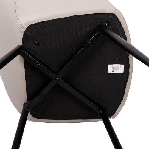 Tan Lance Faux Leather Dining Chairs