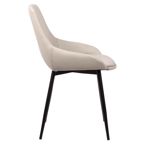 Tan Lance Faux Leather Dining Chairs