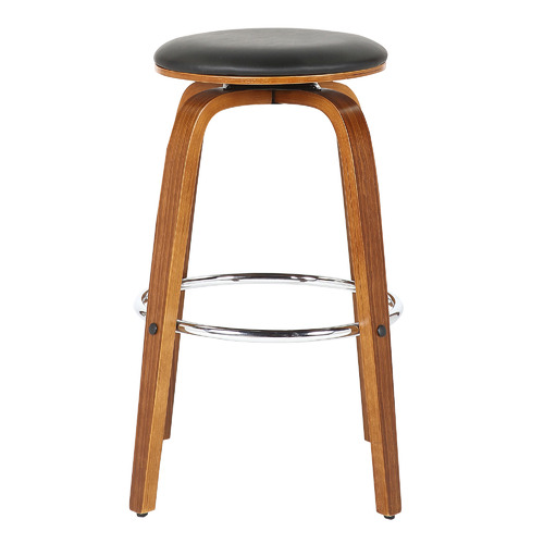 Rowland & Archibald 69cm Bria Faux Leather Barstools | Temple & Webster