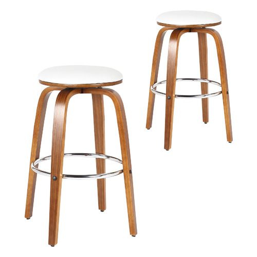 70cm Bria Faux Leather Barstools