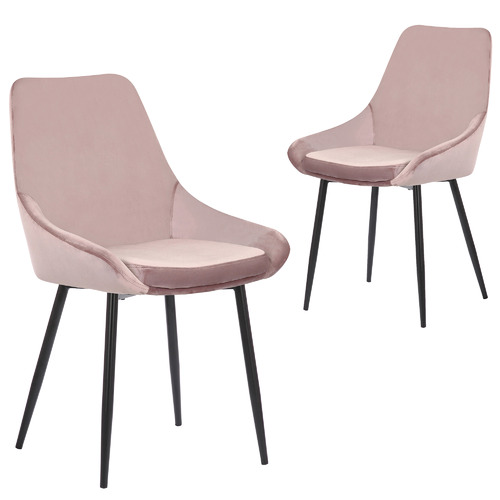 Daimyo Dusty Velvet Dining Chairs
