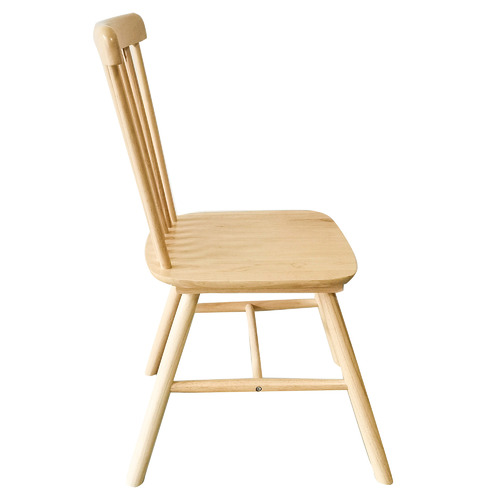 Natural Chinon Rubberwood Dining Chairs
