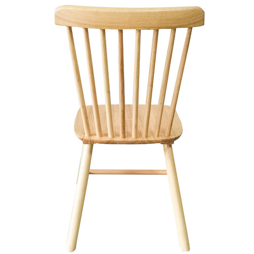 Natural Chinon Rubberwood Dining Chairs