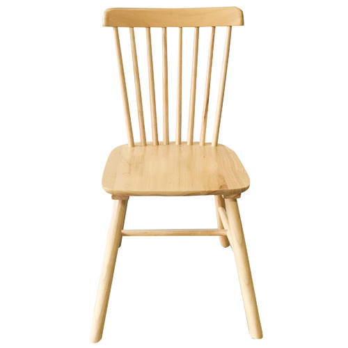 Natural Chinon Rubberwood Dining Chairs