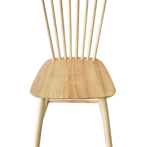 Natural Chinon Rubberwood Dining Chairs