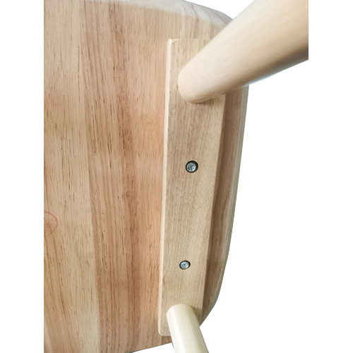 Natural Chinon Rubberwood Dining Chairs