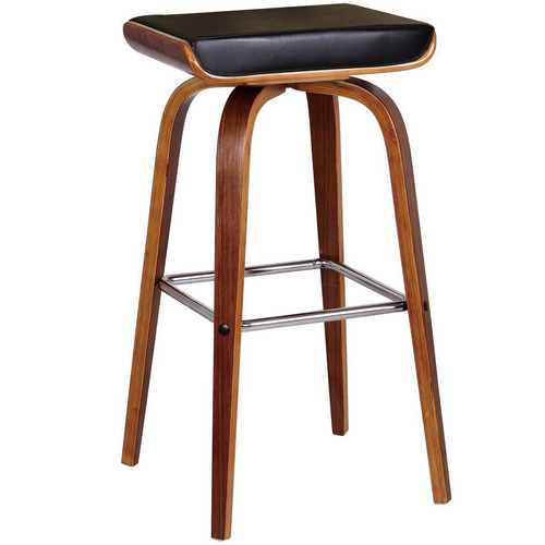 Rowland & Archibald 70cm Ruby Timber Barstools | Temple & Webster