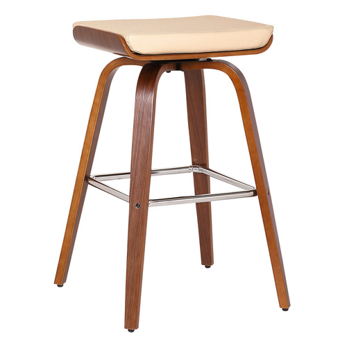 Rowland & Archibald 70cm Ruby Timber Barstools | Temple & Webster