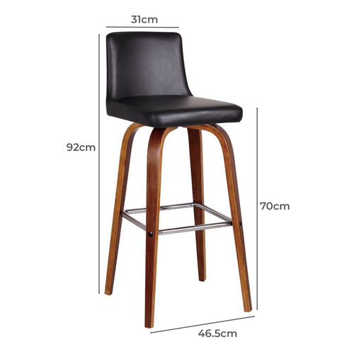 Ziggy Faux Leather Barstools