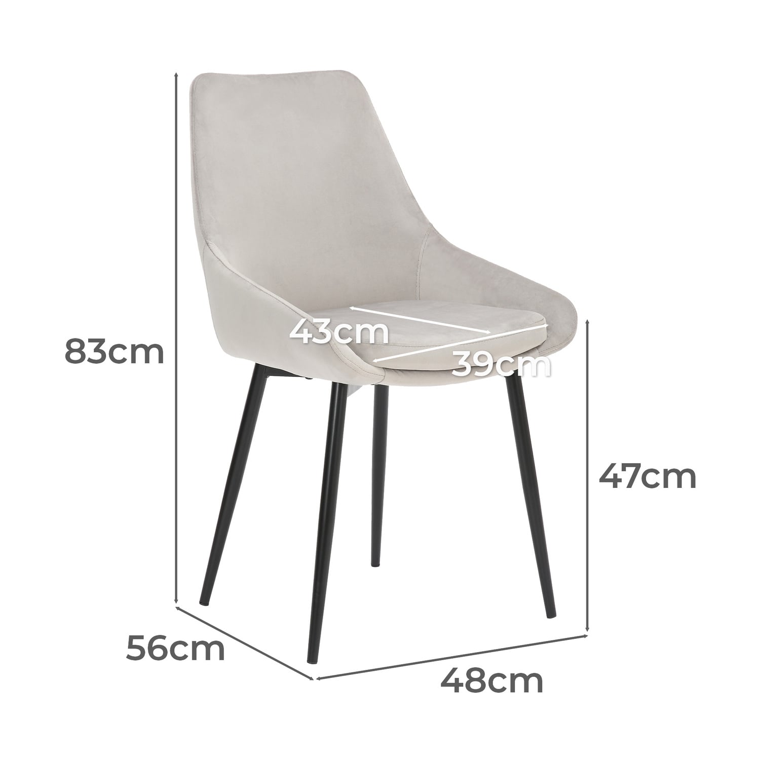 Daimyo Velvet Dining Chairs