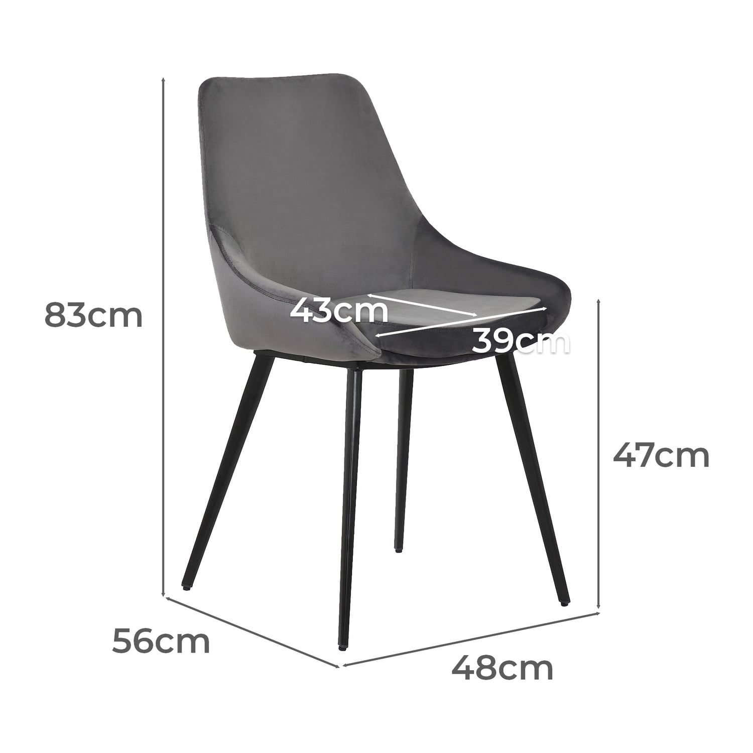 Daimyo Dusty Velvet Dining Chairs