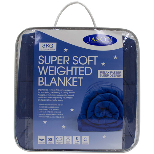 Jason 3kg Jason Super Soft Weighted Blanket | Temple & Webster