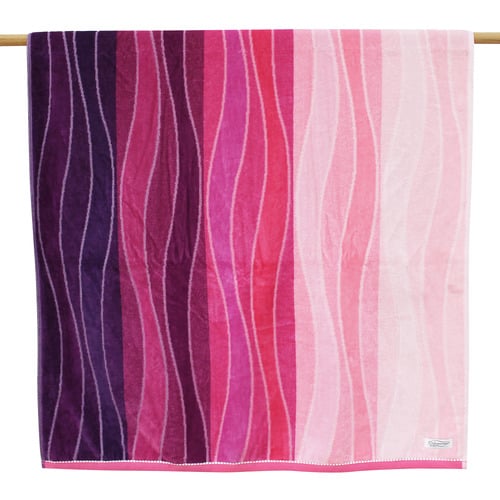Shade of Wave Cotton Velour Beach Towel
