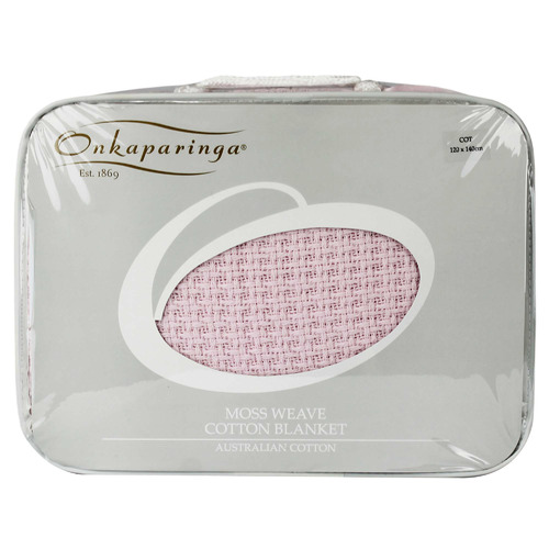 Moss Weave Cotton Bassinet Blanket