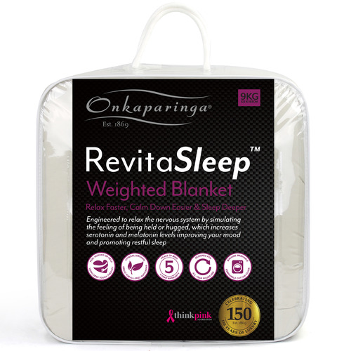 Onkaparinga RevitaSleep Weighted Blanket Temple & ster