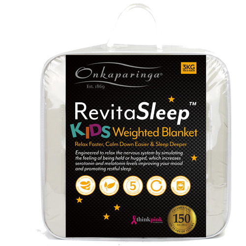 Onkaparinga Kids' RevitaSleep Weighted Blanket Temple & ster