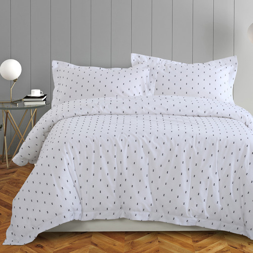 Onkaparinga Lorne Cotton Quilt Cover Set Temple & ster