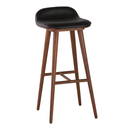 Oslo Home Fresno Leather Barstool & Reviews Temple & ster