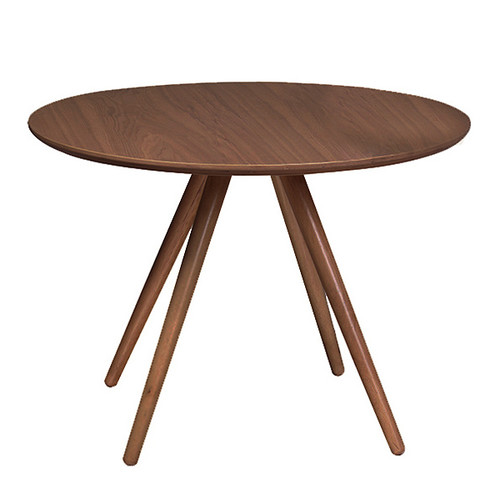 Oslo Home Walnut Tokyo Dining Table, Small Round Walnut Dining Table And Chairs