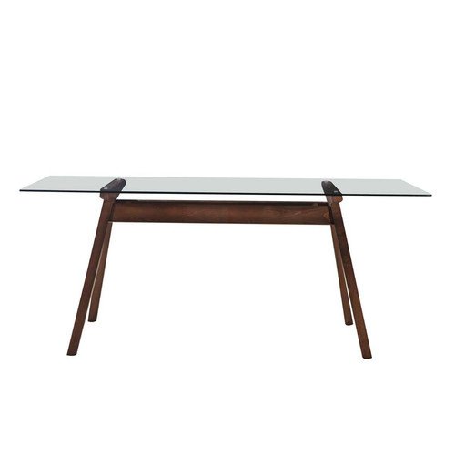 Oslo Home Walnut Hjordis Scandi Rectangle Dining Table & Reviews ...