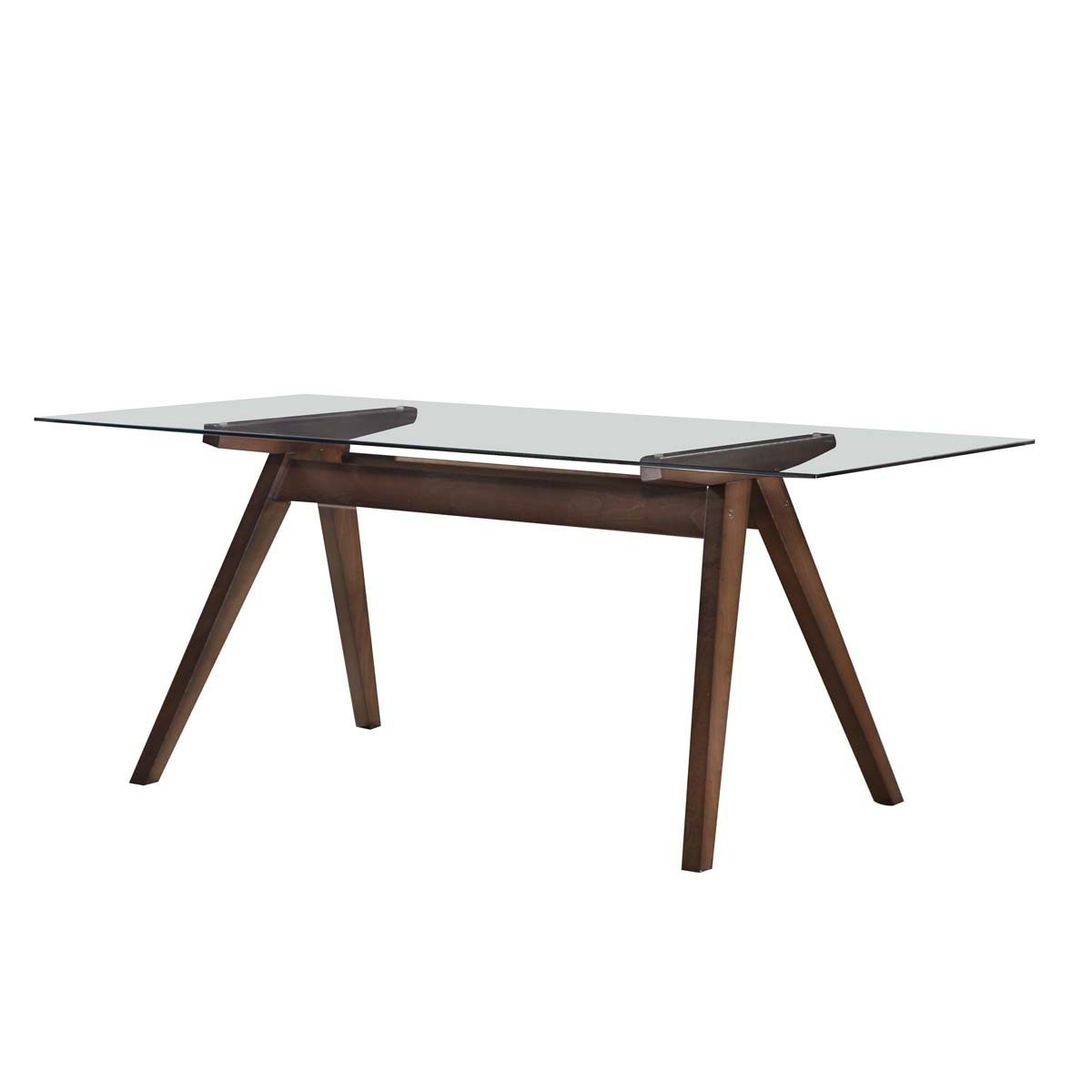 Oslo Home Walnut Hjordis Scandi Rectangle Dining Table & Reviews