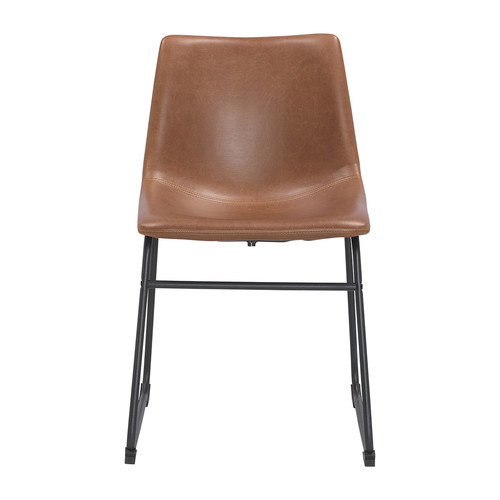 Omaha Tan Leatherette Dining Chair Temple & ster