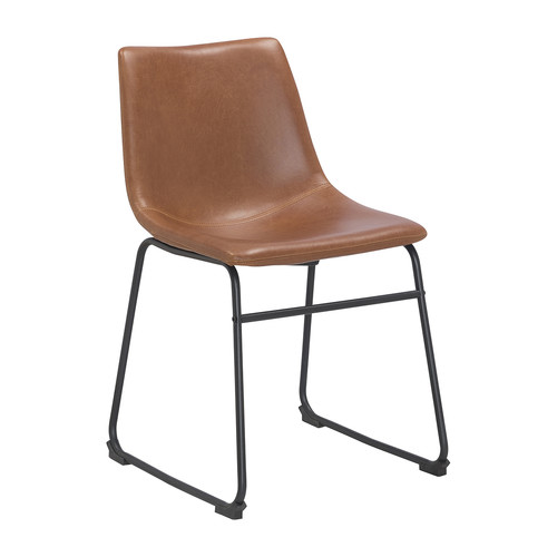 Omaha Tan Leatherette Dining Chair Temple & ster
