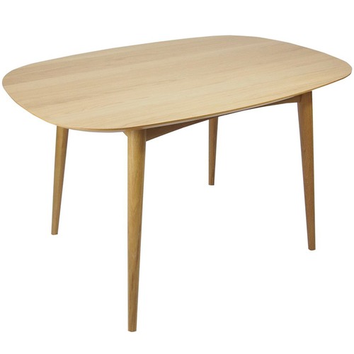 Oslo Home Blonde Oak Modern Dining Table Temple & ster
