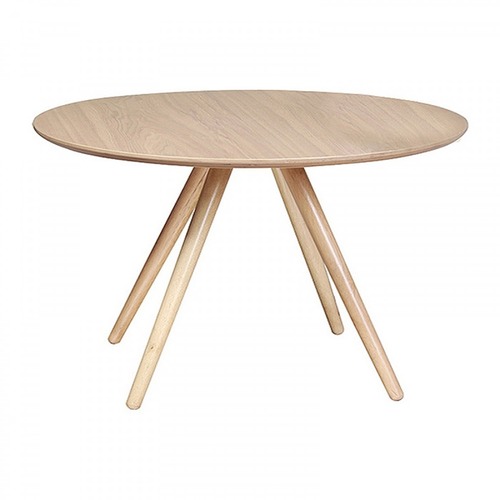 Black Hilda Round Dining Table