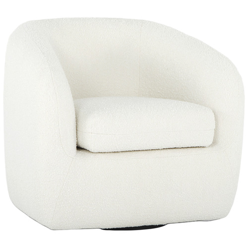 white rotating chair