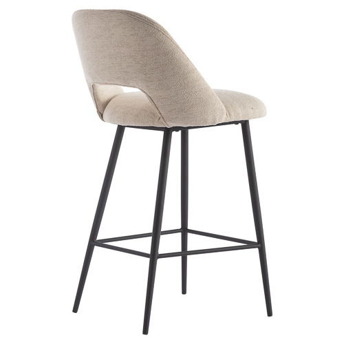 Oslo Home 67cm Janis Fabric Barstools | Temple & Webster
