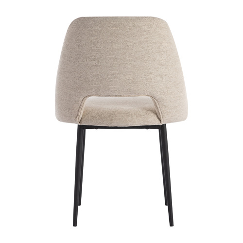 Cream Peyton Chenille Dining Chair