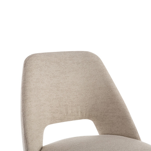 Cream Peyton Chenille Dining Chair